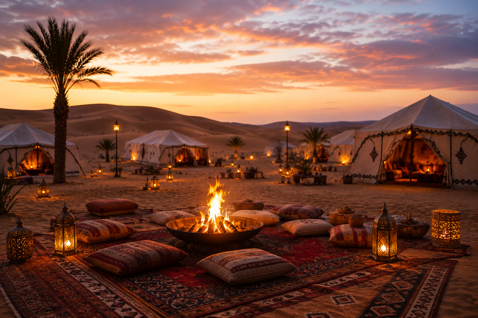 Zagora desert camp Morocco