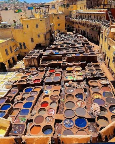 Chouara Tanneries Fes Morocco