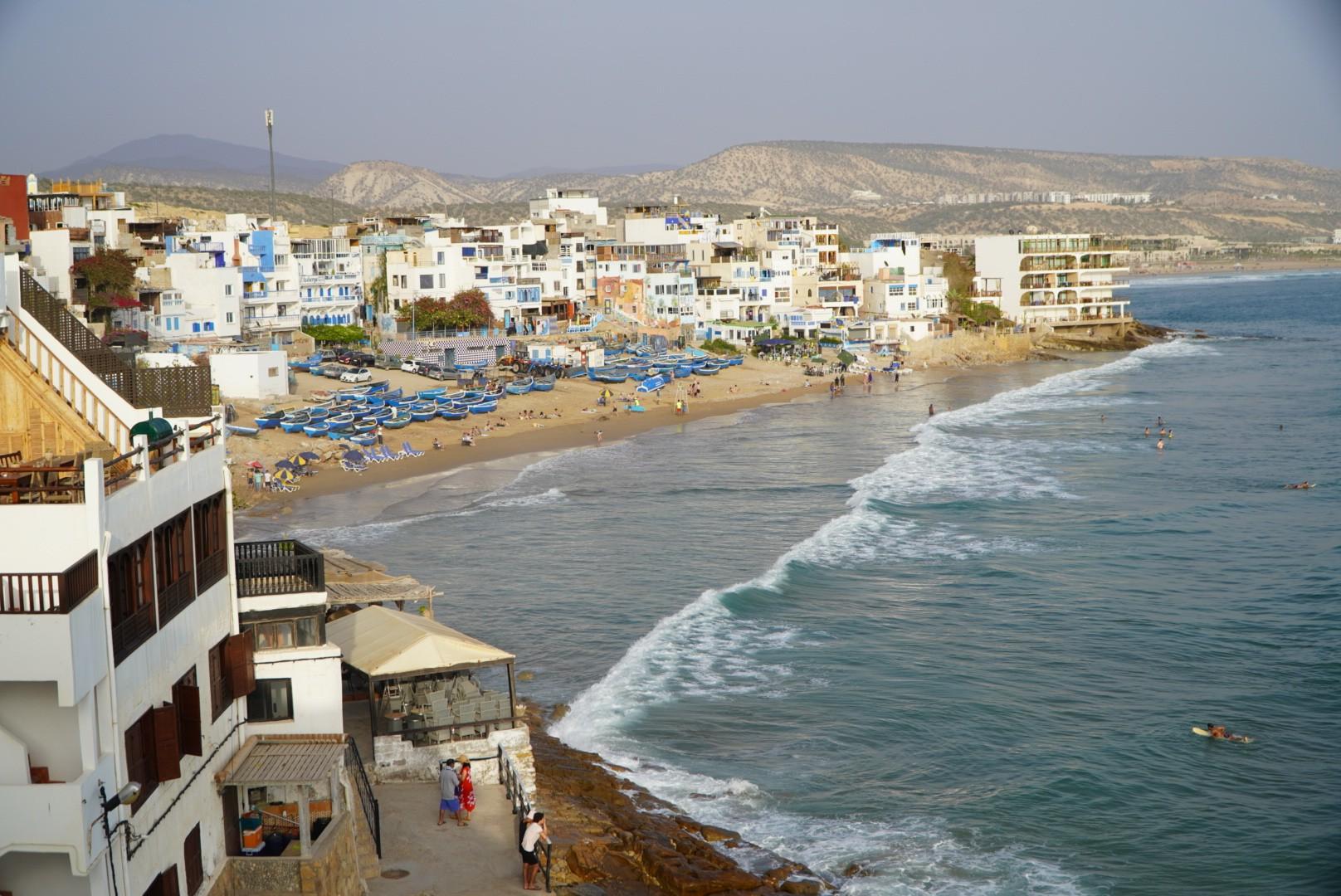 Taghazout Morocco Atlantic Coast village